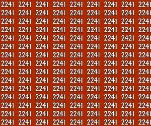 بازی فکری؛ بین 100000 تا 2241 عدد 2421 رو پیدا کن و هوش بپرون