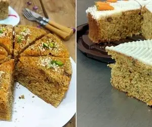 طرز تهیه کیک هویج و گردو / محبوبترین و خوشمزه ترین کیک خونگی رو خیلی ساده و سریع بپز