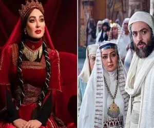 دکور خانه الهام حمیدی از قصر آخناتون که در آن بازی کرد شاهانه تر است؛ دیوارکوب طلا را