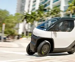 خودروی الکتریکی به اندازه موتور سیکلت 