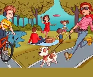 بازی فکری؛ اسب آبی، شیر، بز و ماهی رو تو پارک کودکان پیدا کنی 100000 هیچ جلویی