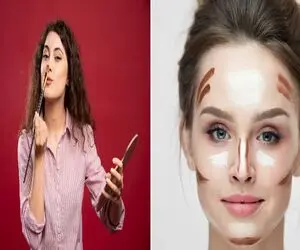 ترفند جادویی کوچیک کردن بینی با میکاپ/ با کمترین هزینه دماغتو عروسکی کن