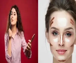 ترفند جادویی کوچیک کردن بینی با میکاپ/ با کمترین هزینه دماغتو عروسکی کن