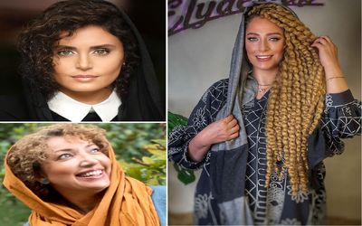 زیباترین بازیگران زن ایرانی که رو کَلشون سیم تلفن کاشتن؛ گیس فرفریای سینما که میگن اینان