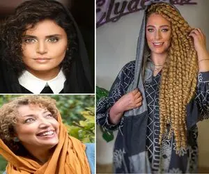 زیباترین بازیگران زن ایرانی که رو کَلشون سیم تلفن کاشتن؛ گیس فرفریای سینما که میگن اینان