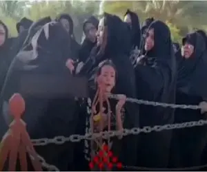 (ویدیو) بی‌قراری دختر یکی از قربانیان معدن طبس