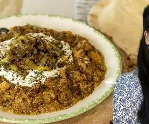 دیپ کشک بادمجان؛ آموزش کشک بادمجان ما ایرانی ها توس بانوی آشپز فرنگی!