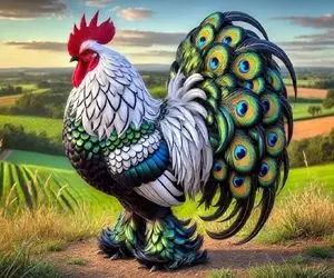 کارخانه حیوانات؛ با تزریق هورمون خروس پرورش دادن رنگین کمونی و به جبروت طاووس