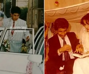 آلبوم نوستالژی سفره عقد و عروسی دهه شصت؛ از اِپل پفدار دهه 60 و 70 تا رسم عسل و انگشت