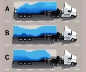 بازی فکری؛ روح و جسمت باید از هوش یا تا بگی کدوم کامیون سرعتش بیشتر؟؟