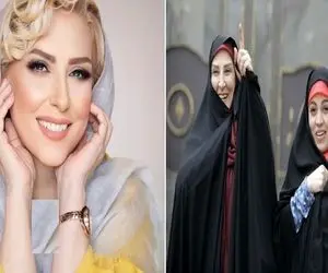 مرجانه گلچین فیسشو سپرد دست یه آرایشگر نابلد که تهش بشه این / لنز آبی چی میگه خدایااا