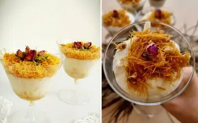 طرز تهیه فرنی شعریه / یه دسر فوق العاده خوشمزه که سریع و راحت آماده میشه