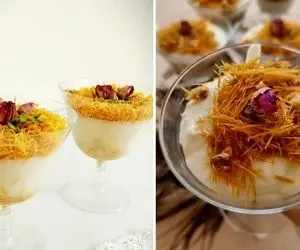 طرز تهیه فرنی شعریه / یه دسر فوق العاده خوشمزه که سریع و راحت آماده میشه