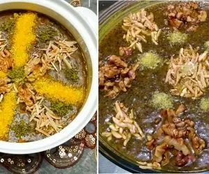 طرز تهیه حلوای هفت تخم جهرم / یه دسر مقوی و خوشمزه با بهترین دستور