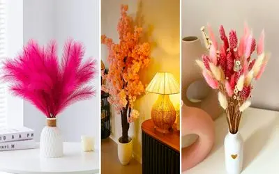 گل پامپاس برای دکوراسیون؛ 14 مدل جورواجور از گل آپارتمانی با آسان ترین نگهداری