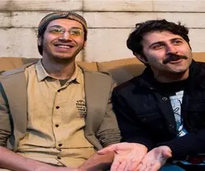 سکانس خندان/بهرام افشاری و هومن از سفر و برداشت اشتباه آقای همدانی میگن/خودشون غشیدن