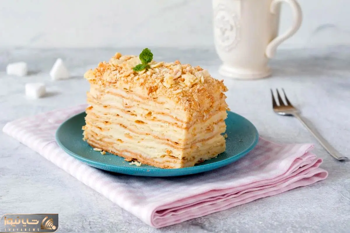 آموزش آشپزی؛ دستور پخت کیک ناپلئونی توی تابه