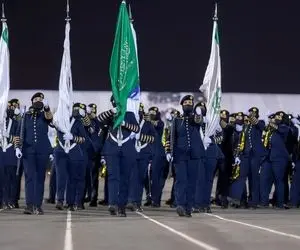 رژه زنان ارتش عربستان برای اولین بار + تصاویر