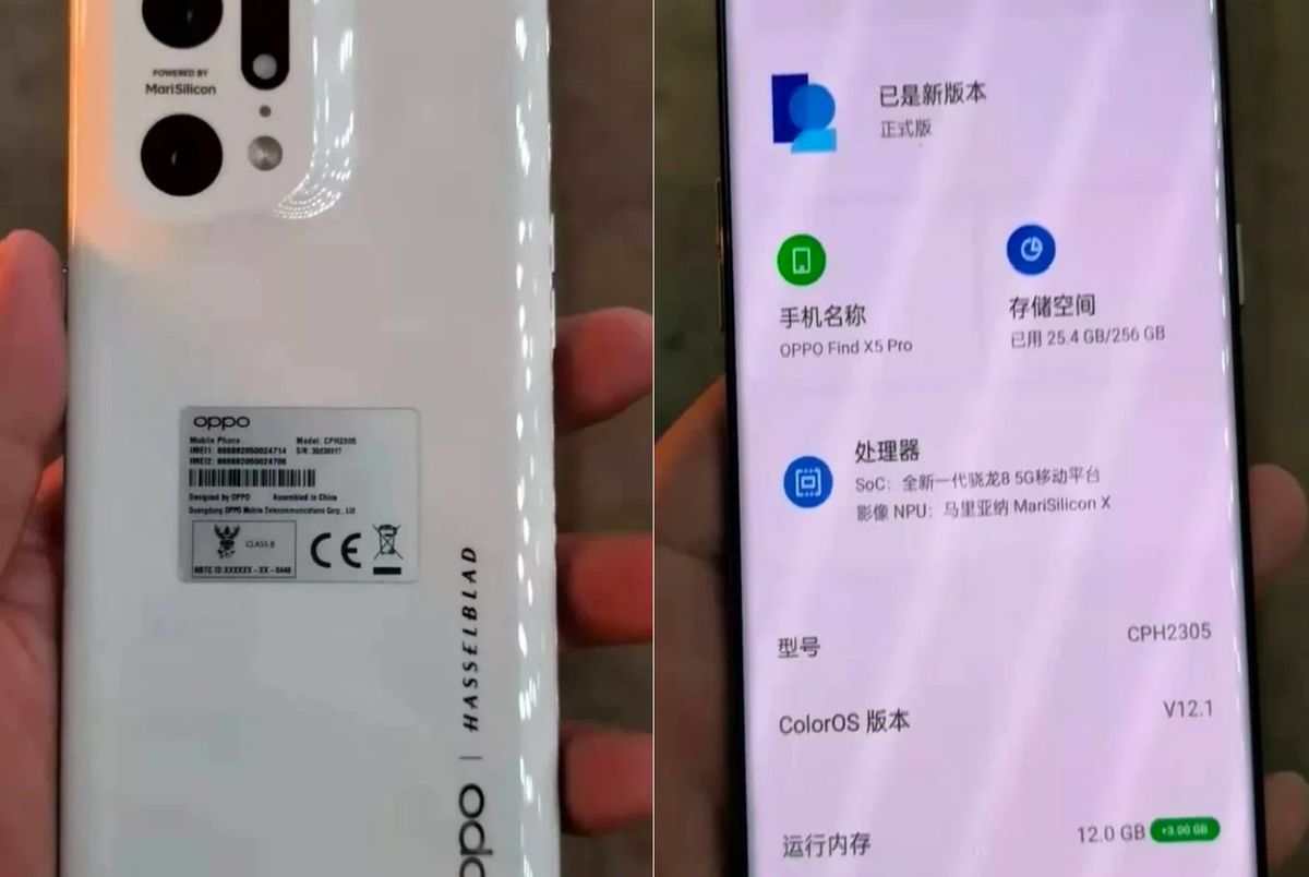 OPPO Find X5 Pro live shots emerge