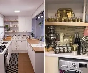 دکور آشپزخانه مدرن ایرانی برا خونه تازه عروس / مناسب اونا که مستاجرن و خونشون نقلی