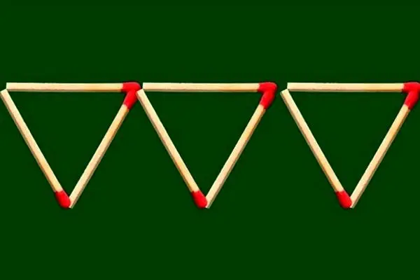 بازی فکری؛ تو کمتر از 8 ثانیه 5 تا مثلث 3 تایی درست کنی واقعا هوشت بیگ لایگ داره