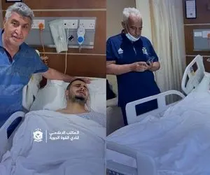 ایمن حسین غایب بزرگ نیروی هوایی عراق در مقابل تراکتور