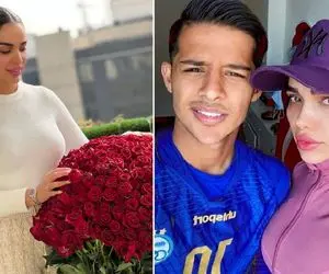 حاملگی "زنِ قائدی" اینجا لو رفت؛ خانوم با لباس چه فیگور باکلاسی هم گرفته!