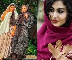 ژستای تو مُخی "مریم مومن" با یه خروار گل که مثل نیسان میکِشتشون؛ طرحای تتلویی چی میگه!