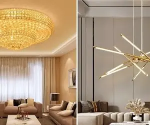 انواع لوستر سقفی جذاب / تموم شد اون دوران که لوسترا الماسی بودن حالا اینا مده