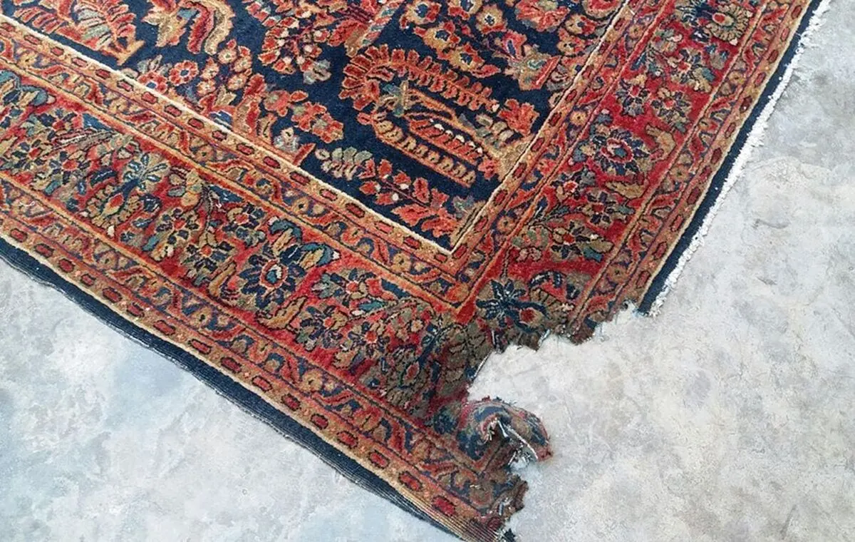 ترفند از بین بردن لکه سوختگی از فرش