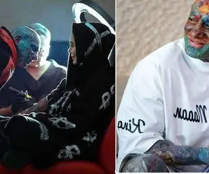 تتوی عکس تتلو روی دست قریشی؛ سحر با حجاب کامل