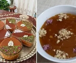 طرز تهیه فرنی با شیره انگور / این دسر ساده برای هوای سرد پاییزی عالی ترینه