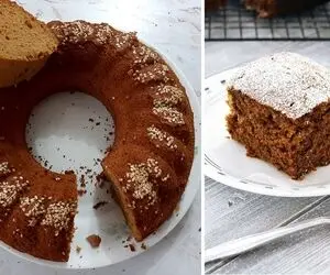 طرز تهیه کیک با شیره انگور / خوشمزه ترین و سالم ترین کیک خونگی رو اینجوری بپز