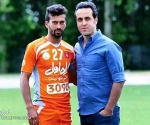 (عکس)؛ جدال جذاب رضاییان با علی کریمی!