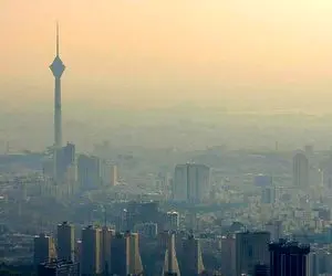 هوای تهران آلوده و در وضعیت نارنجی است
