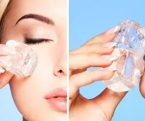 درخشندگی و شادابی پوست با یخ / باورش سخته ولی یکی از بهترین مراقبت های پوستی همینه