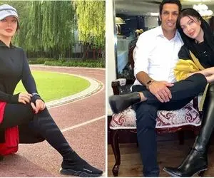 بدنسازی سنگین زنِ سپهر حیدری جلو نیم میلیون فالوور؛ لایف استایلش چه پر پوله!