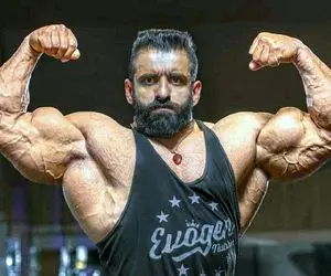 (ویدئو) هیکل پسر هادی چوپان به شکل عجیبی خبرساز شده