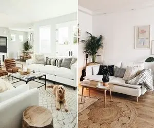 مبل سفید با چه فرشی ست میشه؛ از این رنگا غافل نشو که خونتو با ساده ترینا مدرنش میکنن