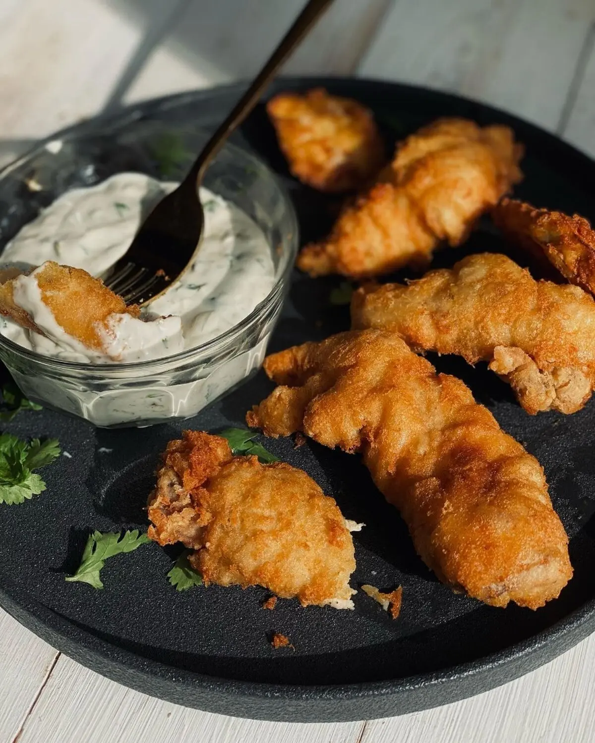 طرز تهیه فیله سوخاری با خمیر بنیه 