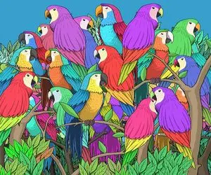 هوش تصویری؛ اگه ادعا داری که رَنک اول نابغه هایی پروانه رو تو عکس زیر 15 ثانیه پیدا کن!