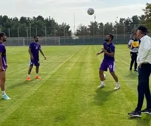 تمرین اختصاصی کی روش با 2 پرسپولیسی و 1 استقلالی