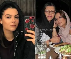 "دنیا مدنی" به جا مامانش خودشو چیتان پیتان کرد؛ موی بلوند با رژ قرمز چه شود!