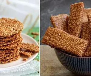 سوهان کنجدی ساده و فوری + تمام نکات مهم برای تهیه یه شیرینی راحت و خوشمزه