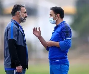 محمود فکری تماشاگر ویژه دربی از روی سکو ها!
