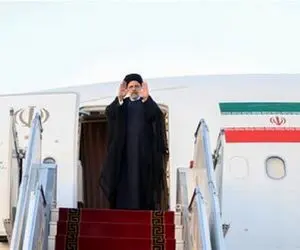 پوشش عجیب و نحوه نشستن امیر قطر در دیدار با رئیسی