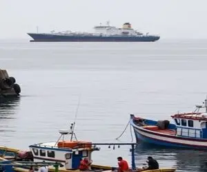 معماری طبیعت؛ زیر دریا زلزله شد موج کشتی رو قورت داد