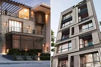5 نمونه بروز ترین متریال نمای ساختمان؛ ایده های لاکچری که روکش سازه رو فاخرانه میکنن