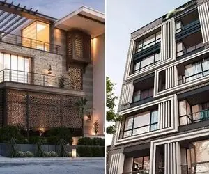 5 نمونه بروز ترین متریال نمای ساختمان؛ ایده های لاکچری که روکش سازه رو فاخرانه میکنن