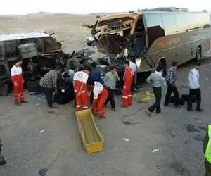 واژگونی اتوبوس در آزادراه زنجان – قزوین